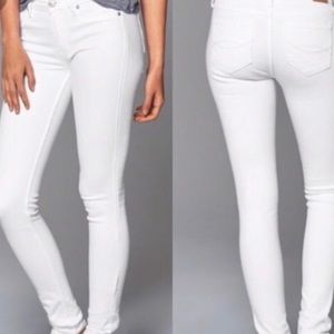 Abercrombie white jeans
